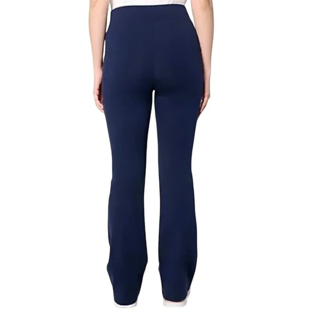 QVC Denim&Co Reg Yoga Stretch Lightly Boot Pant w/Pockets Brown NWOT Size XS - Picture 2 of 8